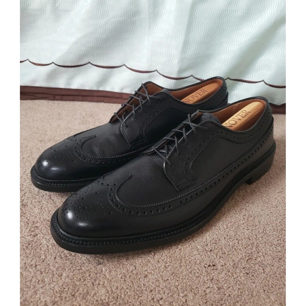 Vintage ALDEN Mens Size 13 Handmade In The USA Black Wing Shoes AAAA/AA